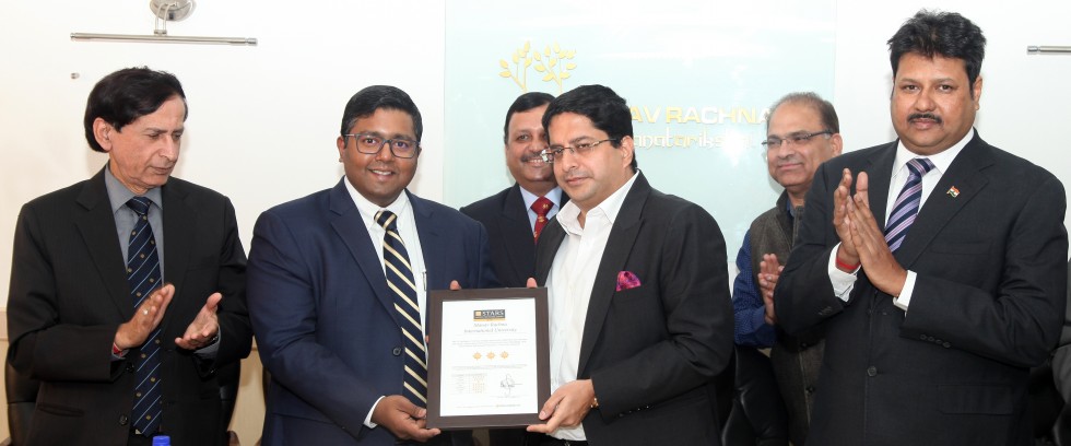5 Star rating for Teaching, Facilities, Social Responsibility and Inclusiveness by Quacquarelli Symonds (QS) Rating System, making it the first Educational Institution in the Indian Higher Education system to be bestowed with this global recognition