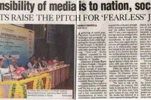 National Media Conclave organized by MRIU draws a galaxy of Media Professionals to debate and discuss on media-centric issues