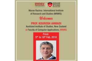 Prof Kourosh Ahmadi from AIS at MRIIRS