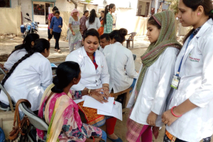 Health Camp at Ankhir Village