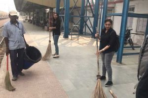 Cleanliness DriveOld Faridabad Railway Station