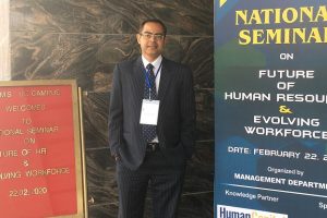 Mr. Subodh Saluja presented a paper at National Seminar on ‘Future of HR & Evolving Workforce’
