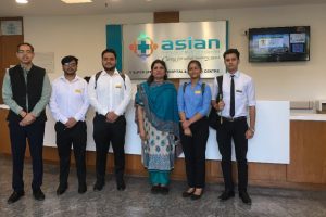 BBA Healthcare Management Students start their internship at Asian Institute of Medical Sciences