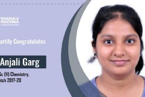 Congratulations Anjali Garg