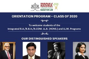 Orientation Program – Class of 2020