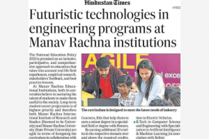 Futuristic Technologies in engineering programs at Manav Rachna Institutions