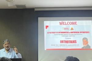Ortho Talks Conducted by the Department of Orthodontics & Dentofacial Orthopedics